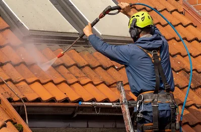 Démoussage et hydrofuge de toiture à Lesménils